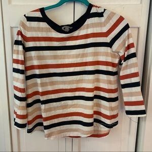 striped cos shirt ❤️🧡🖤 size m